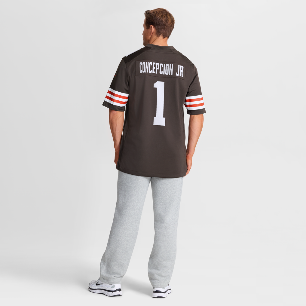 Men's Cleveland Browns KC Concepcion Jr. Brown Team Game Jersey