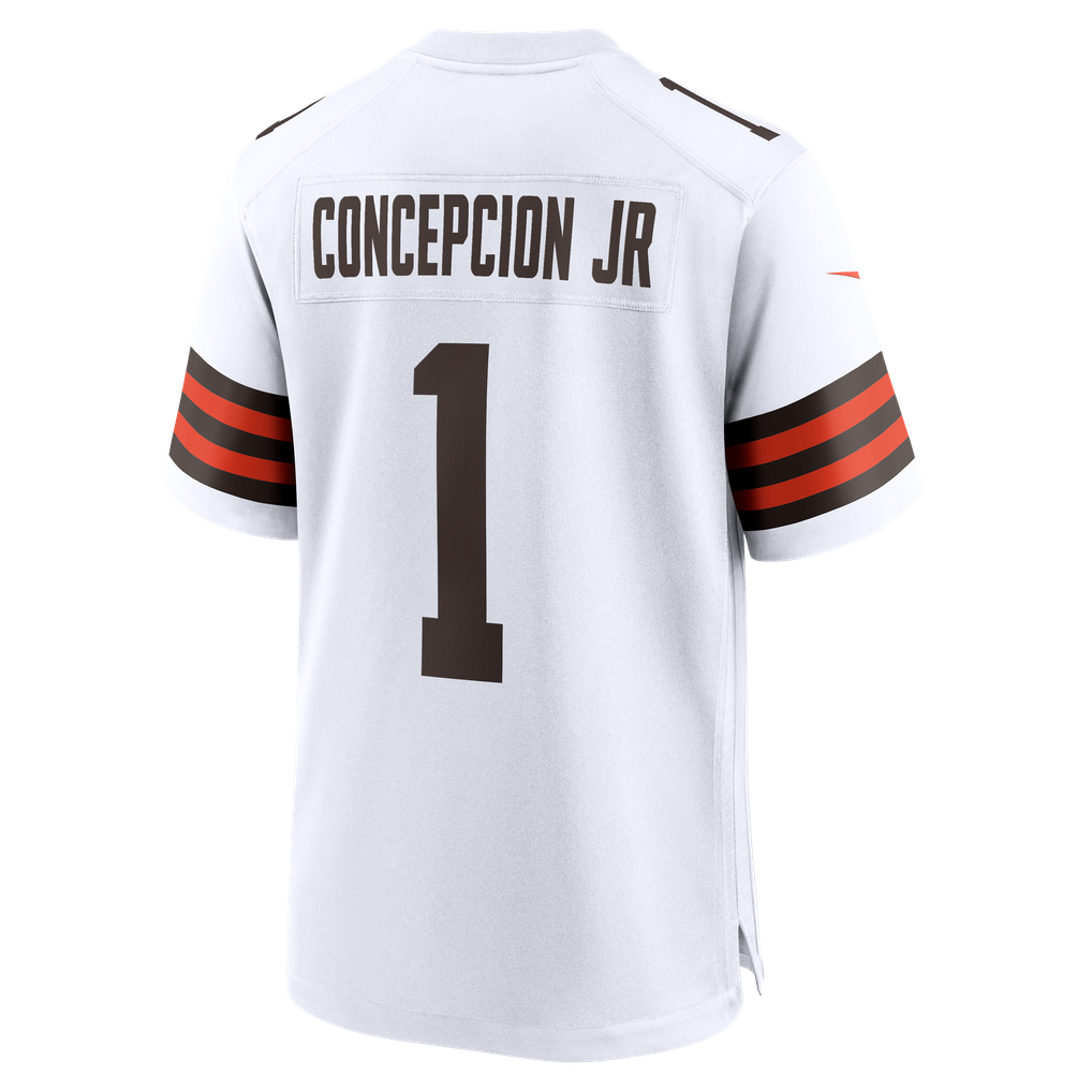Men's Cleveland Browns KC Concepcion Jr. White Game Jersey