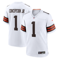 Men's Cleveland Browns KC Concepcion Jr. White Game Jersey