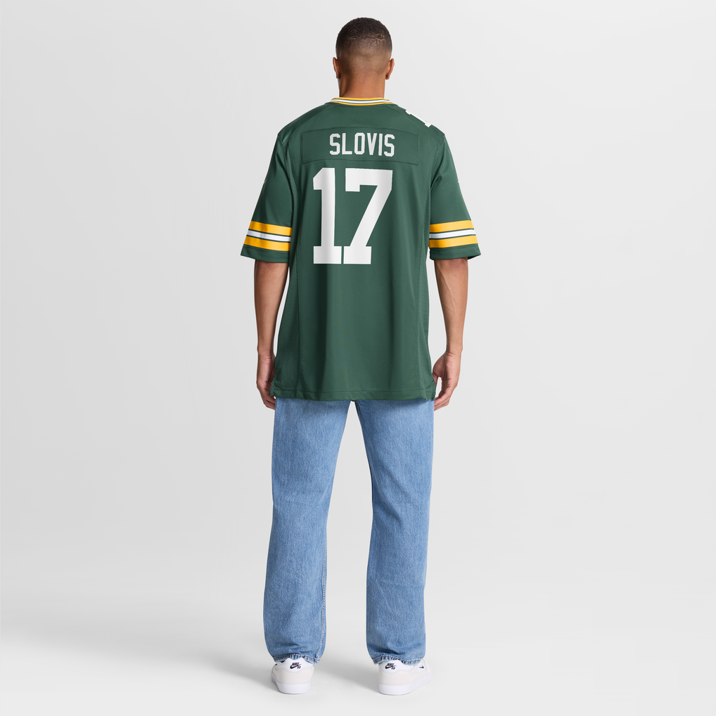 Men's Green Bay Packers Kedon Slovis Green Team Game Jersey