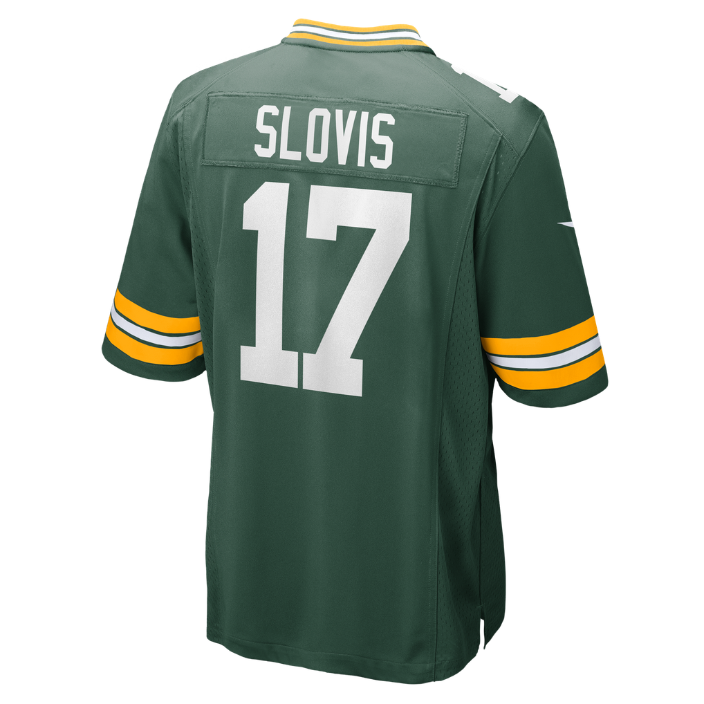 Men's Green Bay Packers Kedon Slovis Green Team Game Jersey
