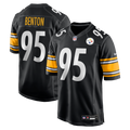 Men's Pittsburgh Steelers Keeanu Benton Black Team Game Jersey