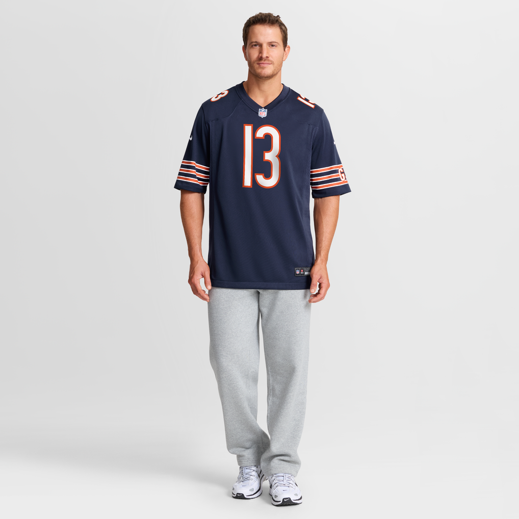 Men's Chicago Bears Keenan Allen Navy Team Game Jersey