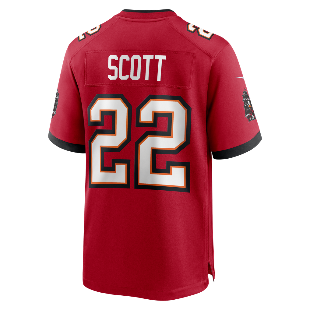 Men's Tampa Bay Buccaneers Keionte Scott Red Team Game Jersey