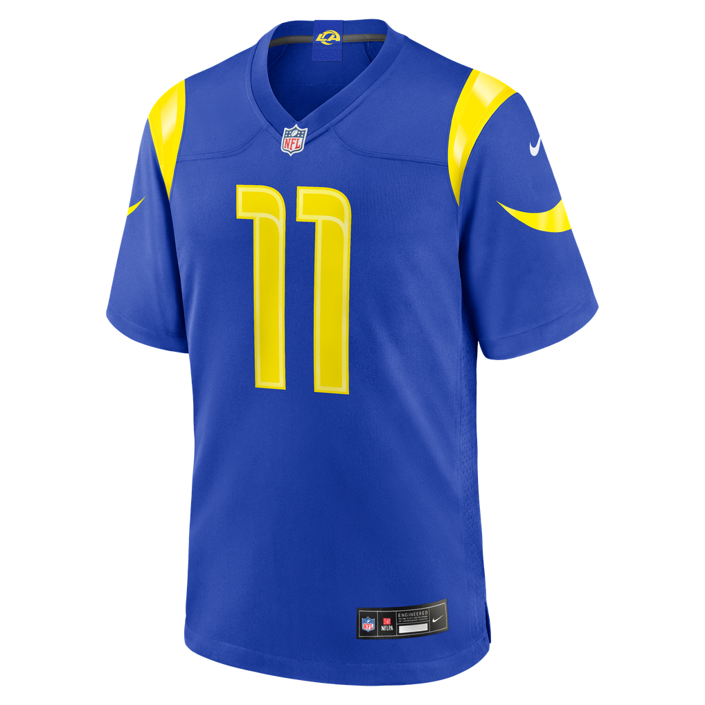 Men's Los Angeles Rams Keir Thomas Royal Team Game Jersey