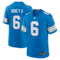 Men's Detroit Lions Keith Abney II Blue Team Game Jersey