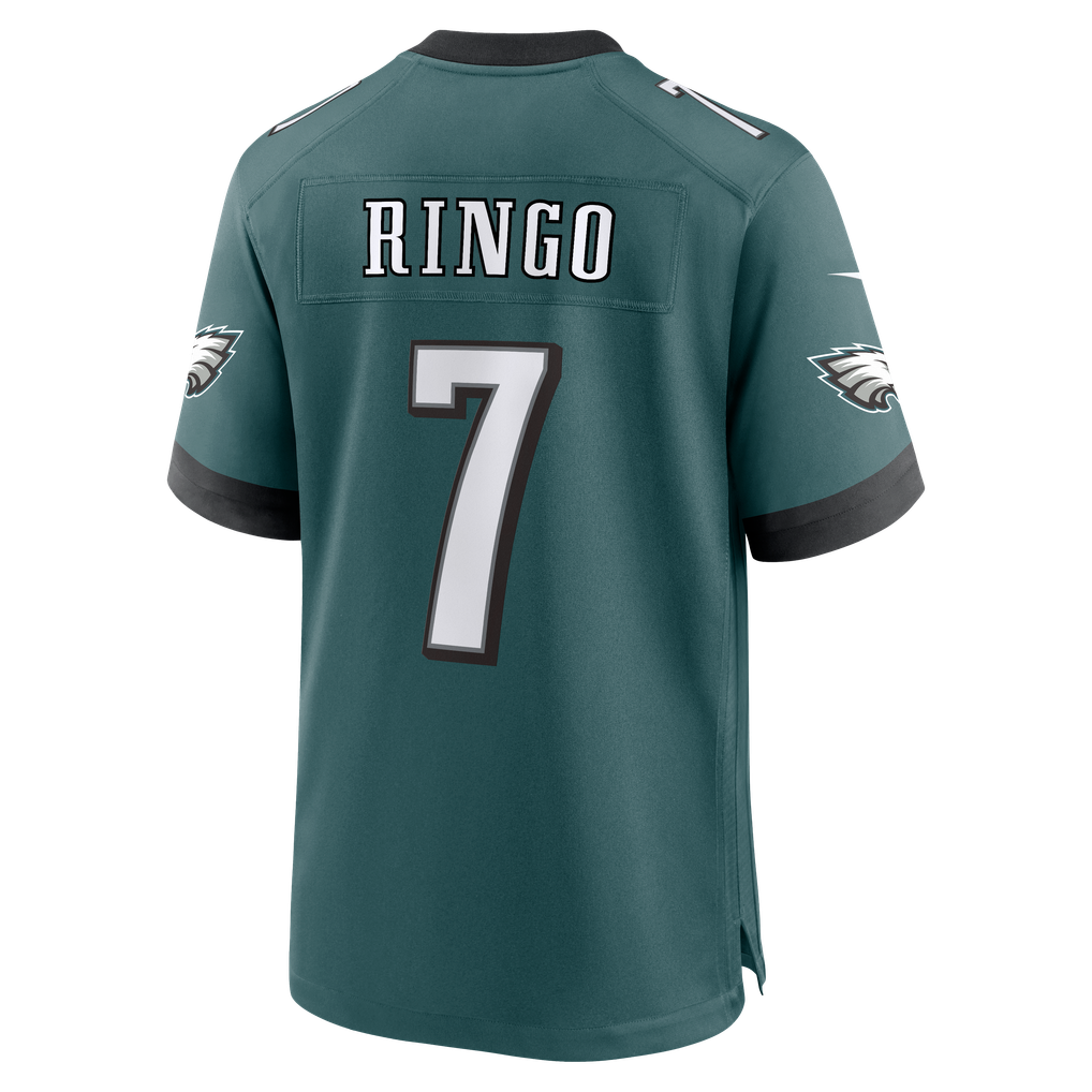 Men's Philadelphia Eagles Kelee Ringo Midnight Green Team Game Jersey