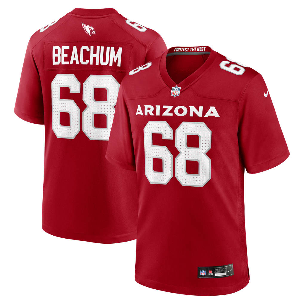 Men's Arizona Cardinals Kelvin Beachum Cardinal Team Game Jersey