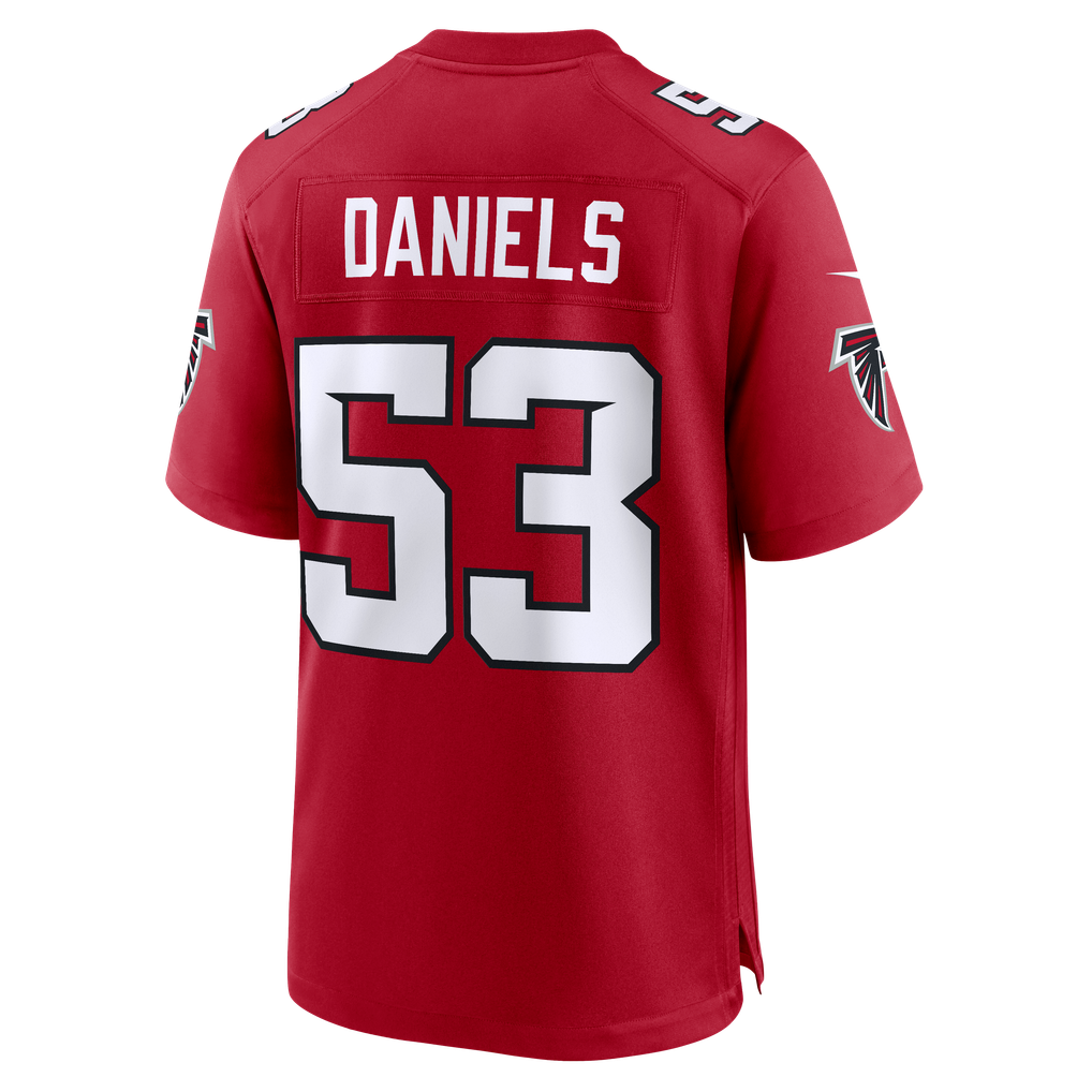 Men's Atlanta Falcons Kendal Daniels Red Team Game Jersey