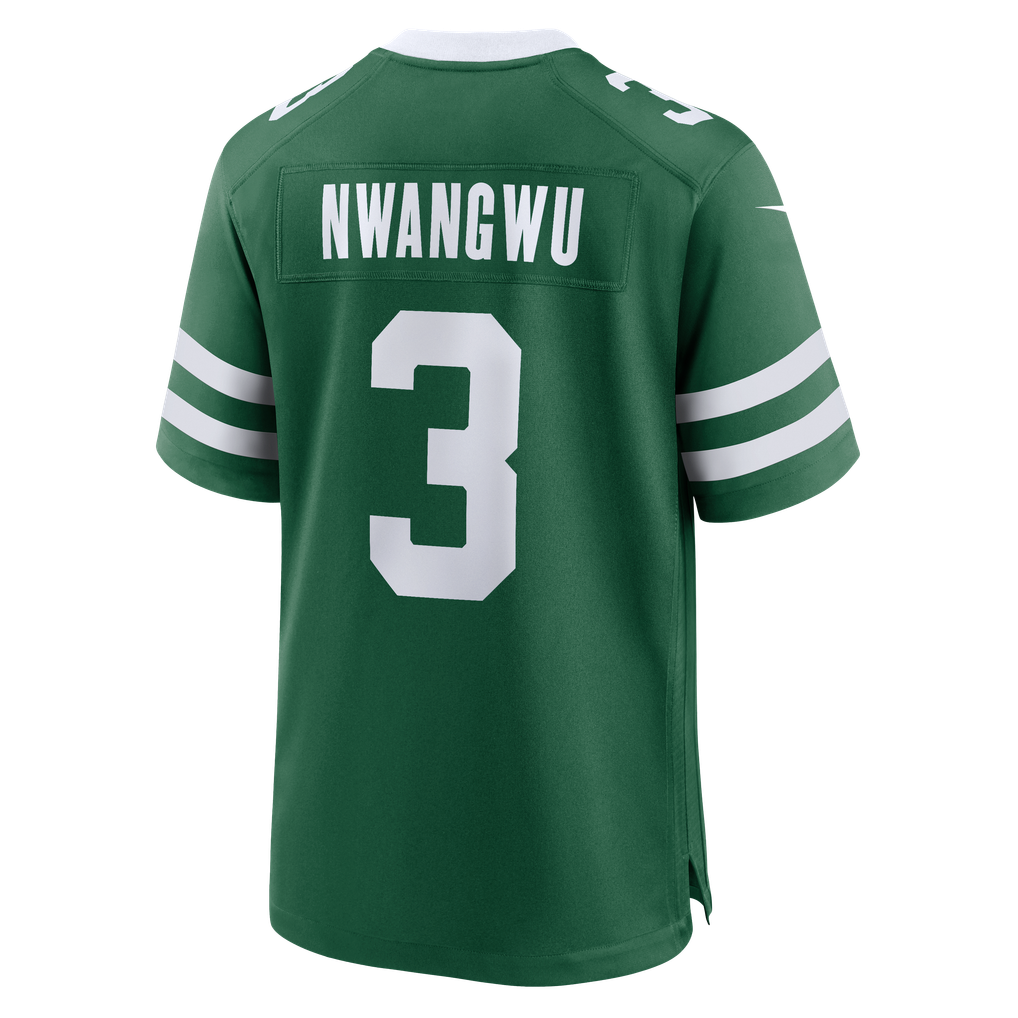 Men's New York Jets Kene Nwangwu Legacy Green Team Game Jersey