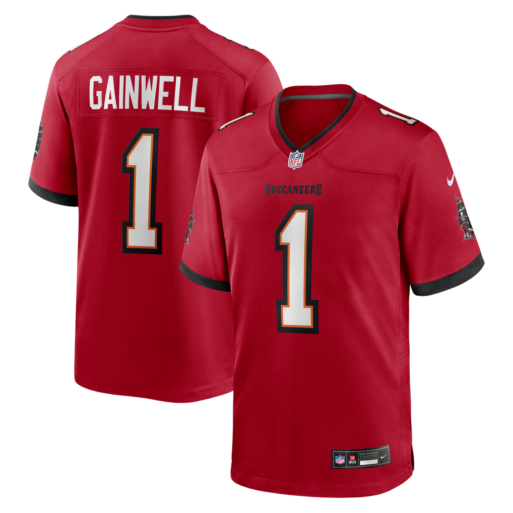 Men's Tampa Bay Buccaneers Kenneth Gainwell Red Team Game Jersey