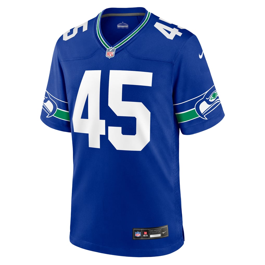 Men's Seattle Seahawks Kenny Easley Royal Retired Player Alternate Game Jersey