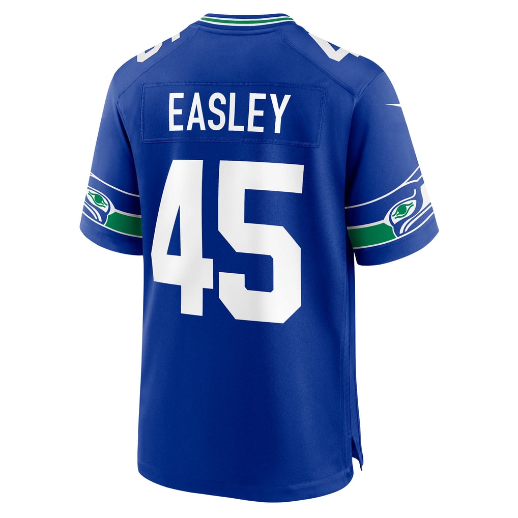 Men's Seattle Seahawks Kenny Easley Royal Retired Player Alternate Game Jersey