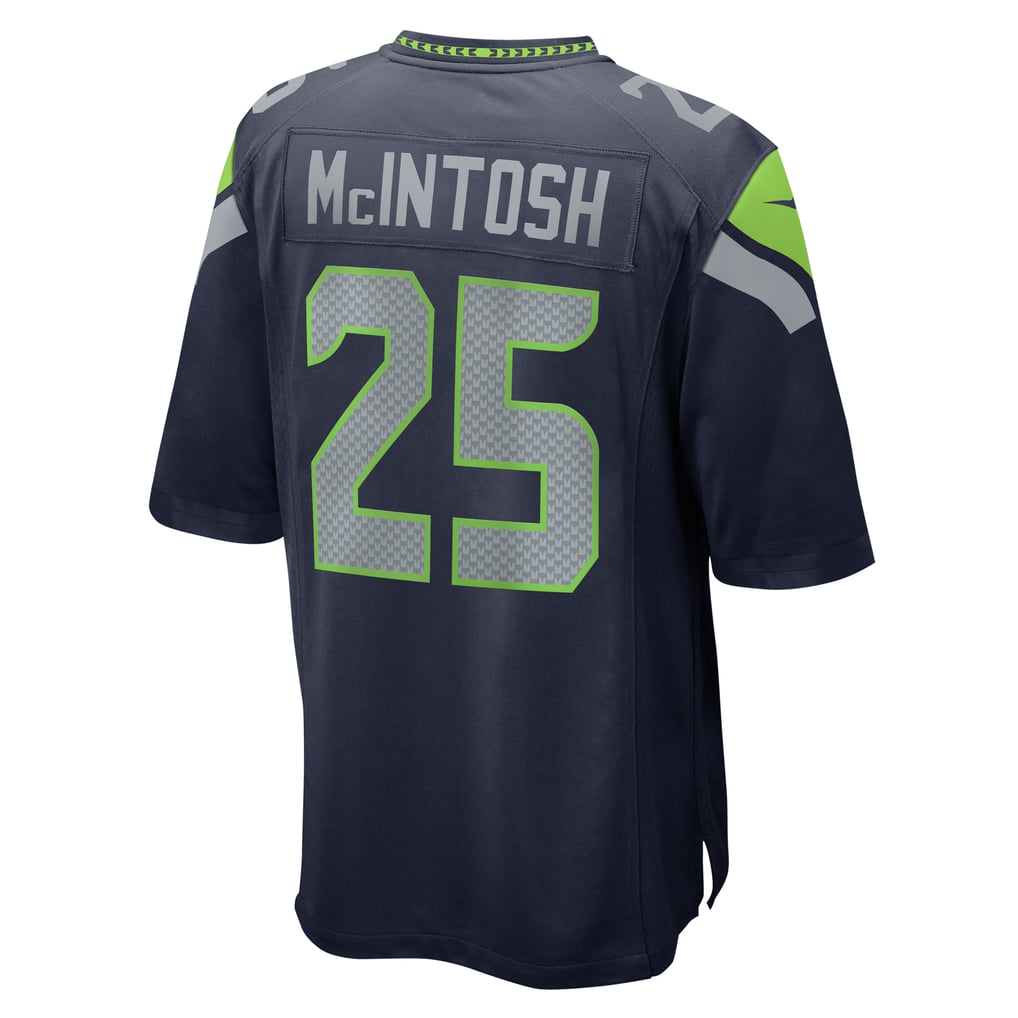 Men's Seattle Seahawks Kenny McIntosh College Navy Game Jersey
