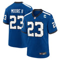 Men's Indianapolis Colts Kenny Moore II Royal Indiana Nights Alternate Game Jersey