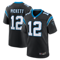 Men's Carolina Panthers Kenny Pickett Black Team Game Jersey