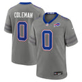 Men's Buffalo Bills Keon Coleman Gray Nickel City Game Jersey