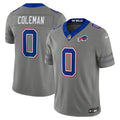 Men's Buffalo Bills Keon Coleman Gray Nickel City Vapor F.U.S.E. Stitched Limited Jersey