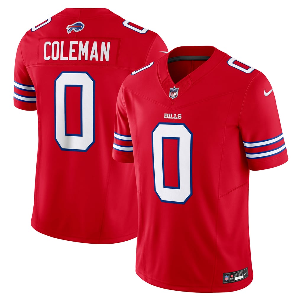Men's Buffalo Bills Keon Coleman Red Alternate Vapor F.U.S.E. Limited Jersey