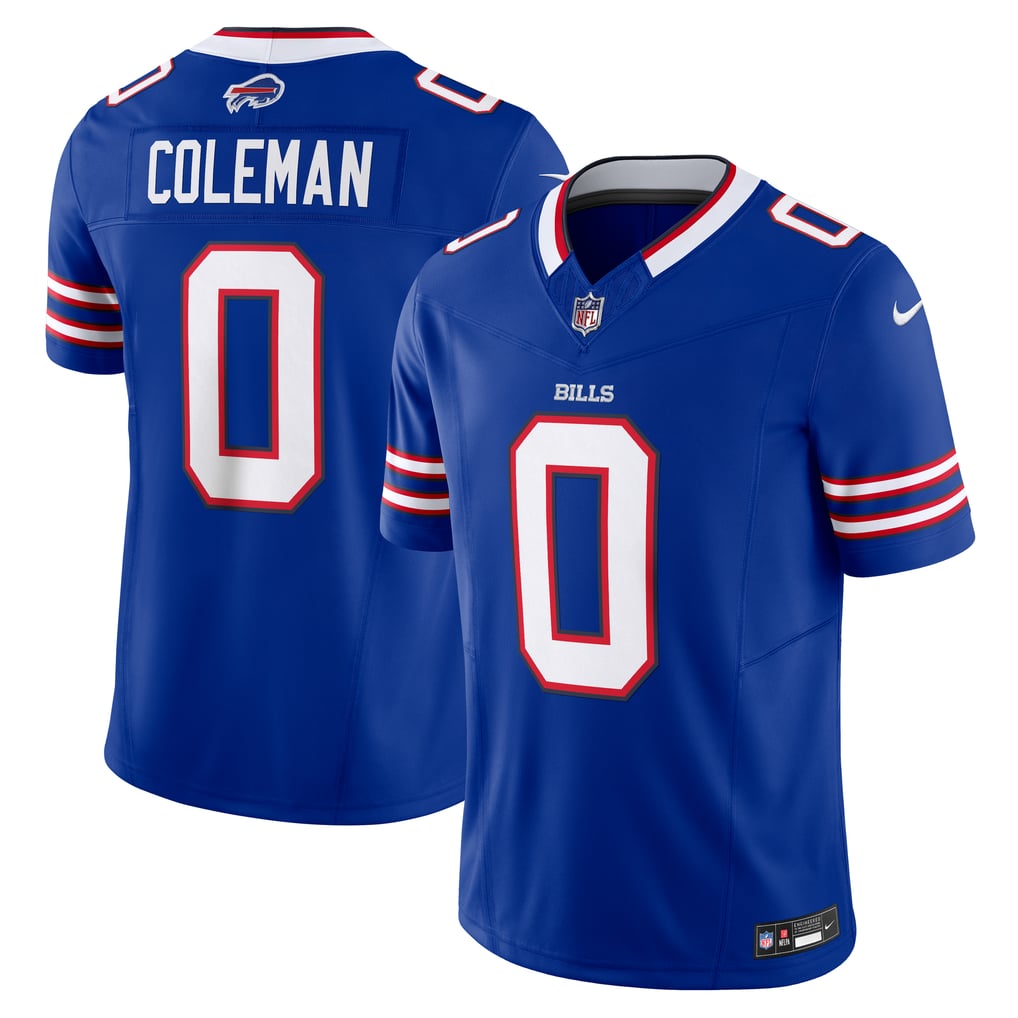 Men's Buffalo Bills Keon Coleman Royal Team Vapor F.U.S.E. Limited Jersey