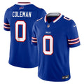 Men's Buffalo Bills Keon Coleman Royal Team Vapor F.U.S.E. Stitched Limited Jersey
