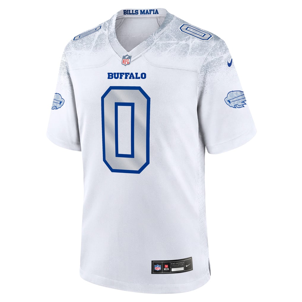 Men's Buffalo Bills Keon Coleman White Rivalries Collection Game Jersey
