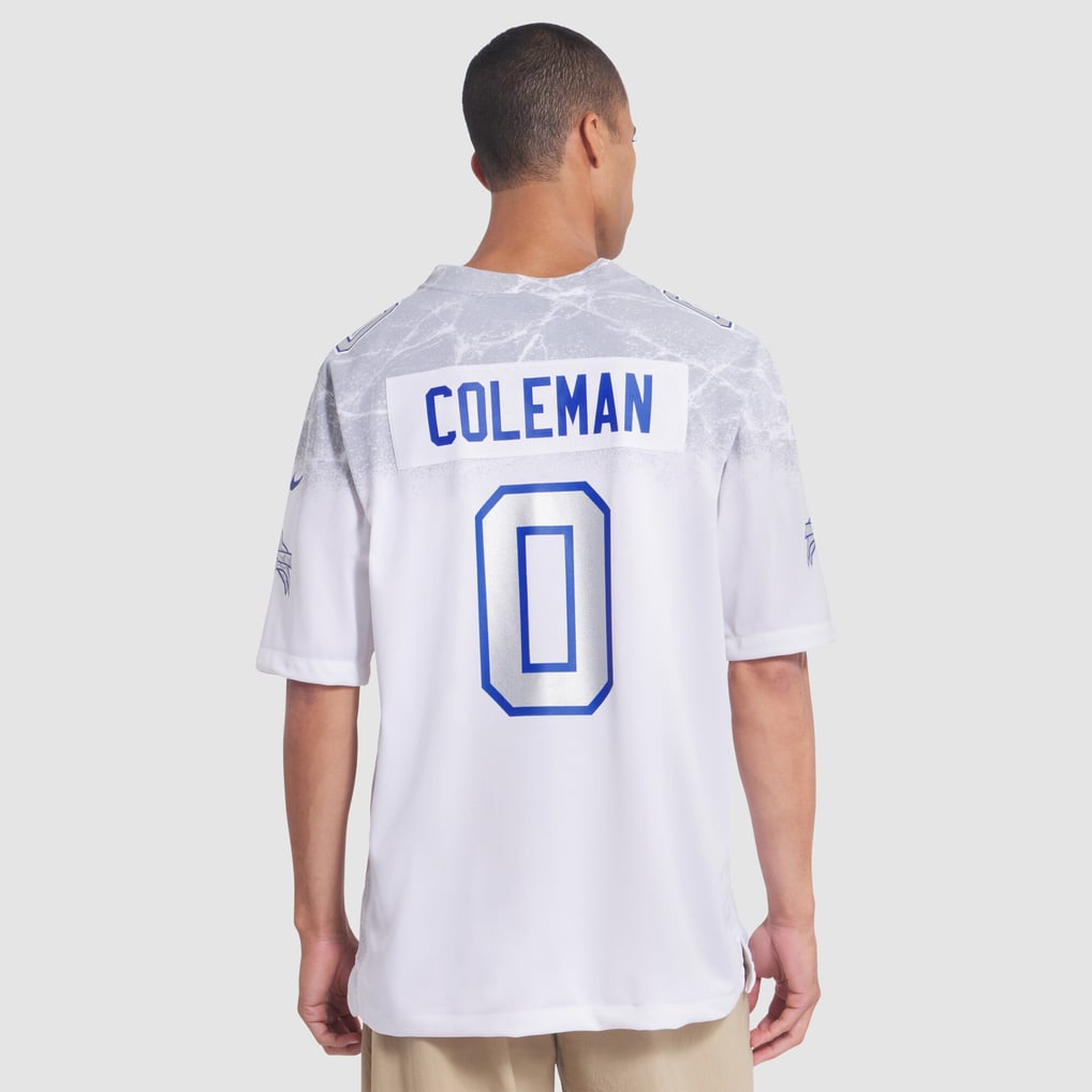Men's Buffalo Bills Keon Coleman White Rivalries Collection Game Jersey