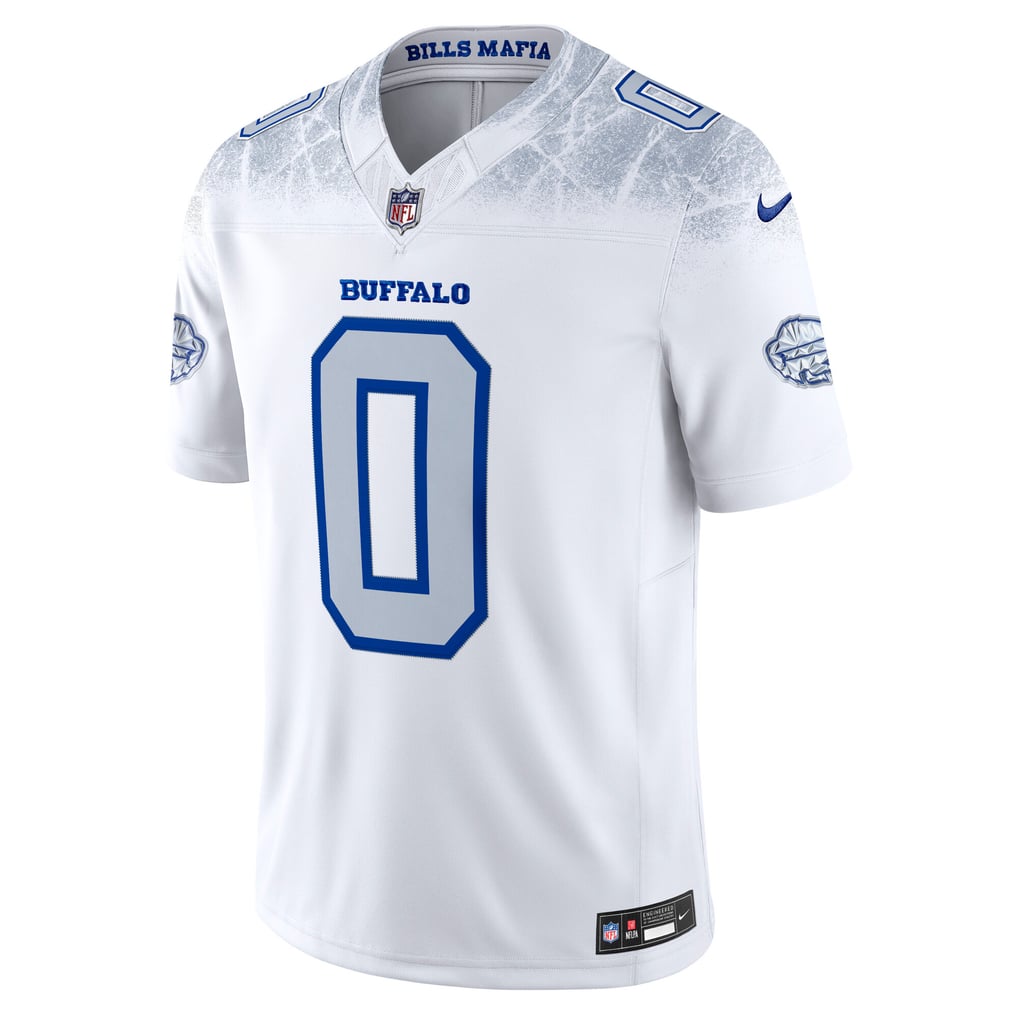 Men's Buffalo Bills Keon Coleman White Rivalries Collection Stitched Limited Jersey