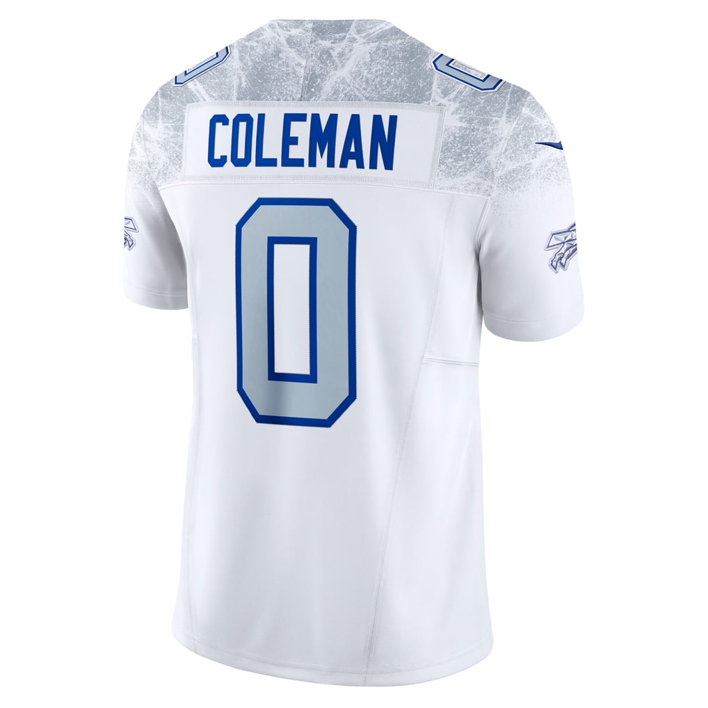 Men's Buffalo Bills Keon Coleman White Rivalries Collection Stitched Limited Jersey