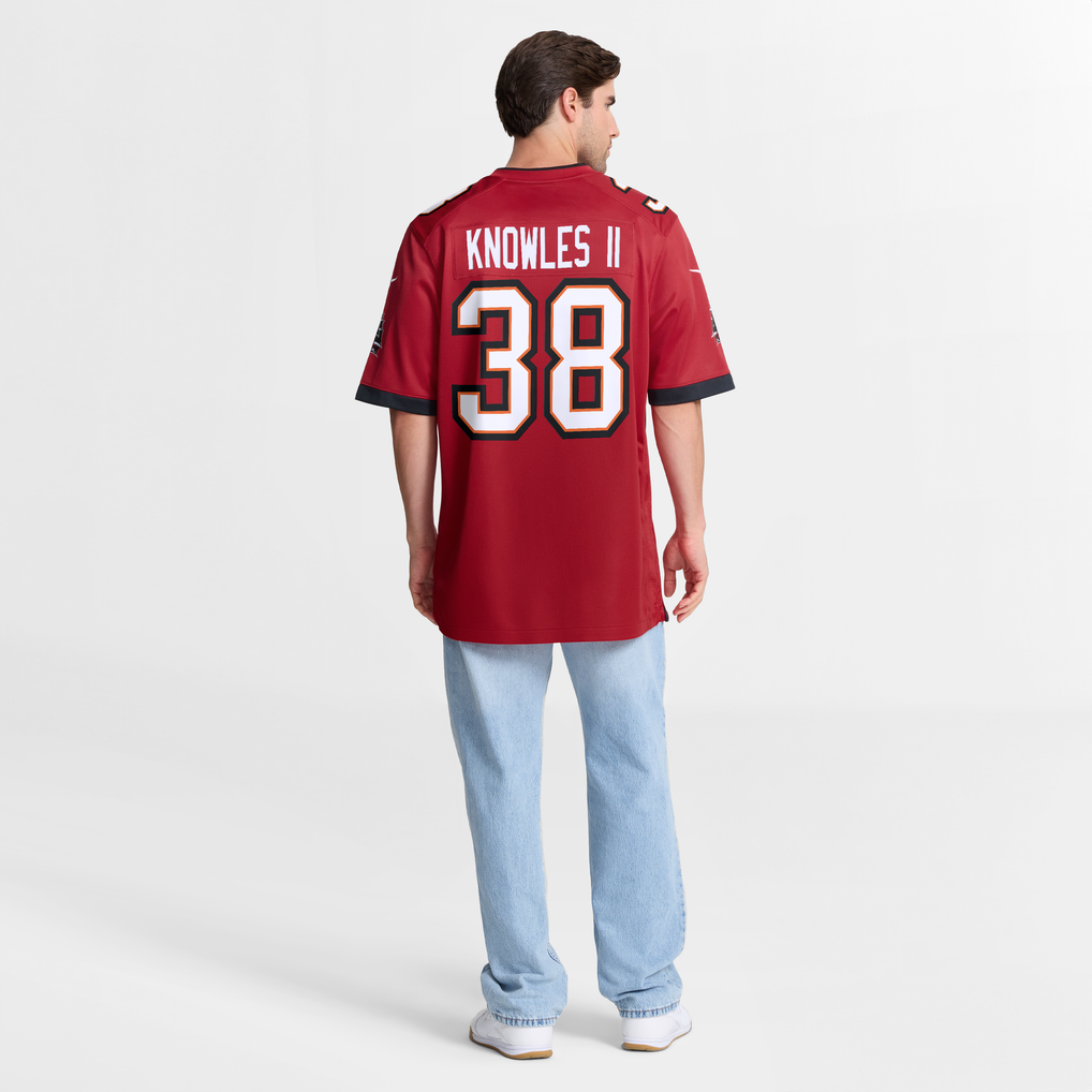 Men's Tampa Bay Buccaneers Kevin Knowles II Red Team Game Jersey