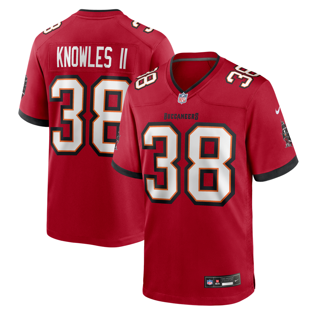Men's Tampa Bay Buccaneers Kevin Knowles II Red Team Game Jersey