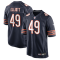 Men's Chicago Bears Keyshaun Elliott Navy Team Game Jersey