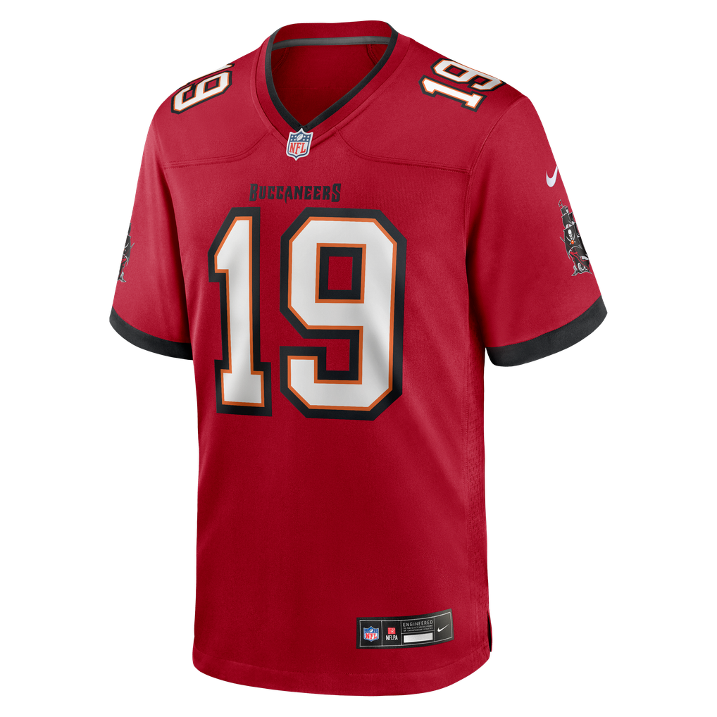 Men's Tampa Bay Buccaneers Keyshawn Johnson Red Game Retired Player Jersey