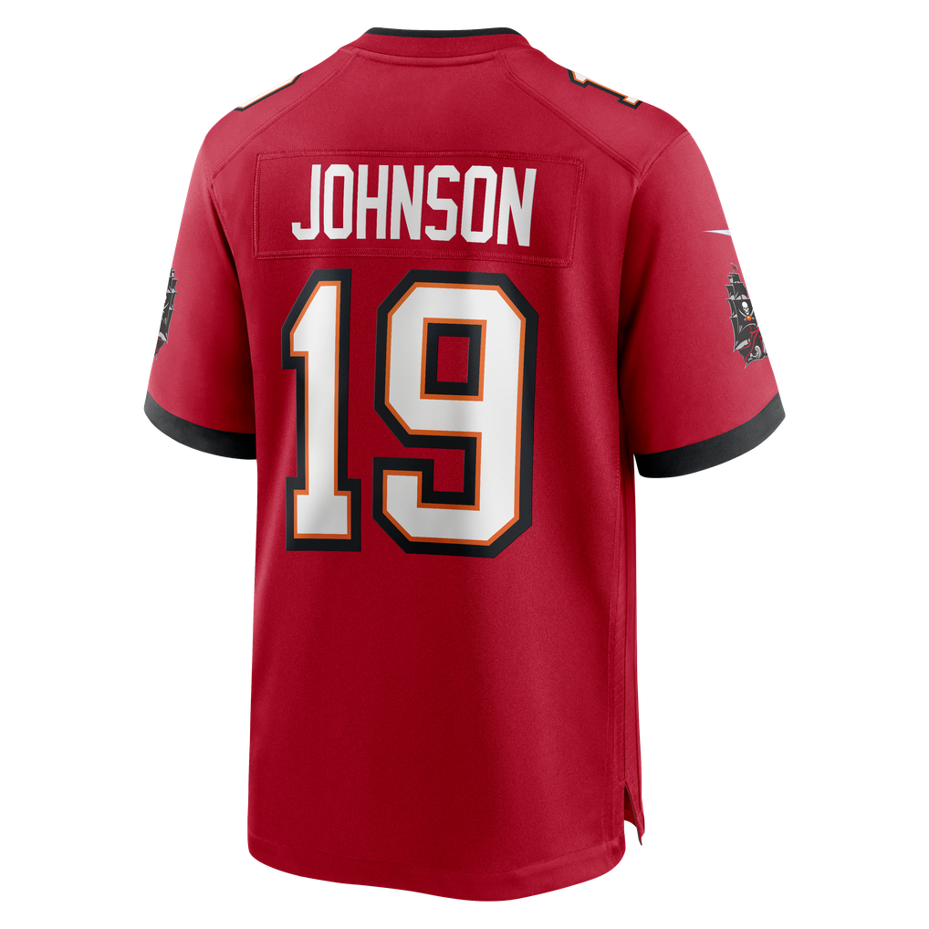 Men's Tampa Bay Buccaneers Keyshawn Johnson Red Game Retired Player Jersey