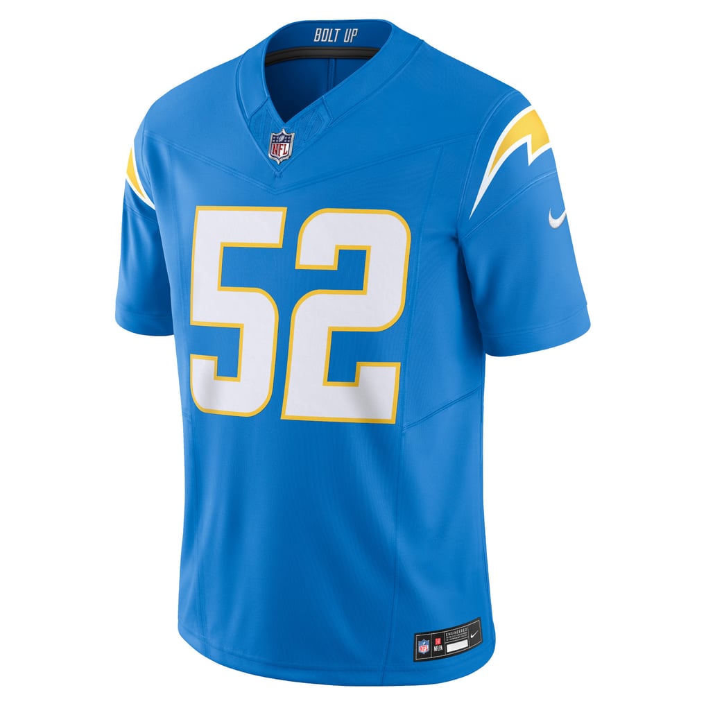 Men's Los Angeles Chargers Khalil Mack Powder Blue Vapor F.U.S.E. Limited Jersey