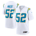 Men's Los Angeles Chargers Khalil Mack White Game Jersey