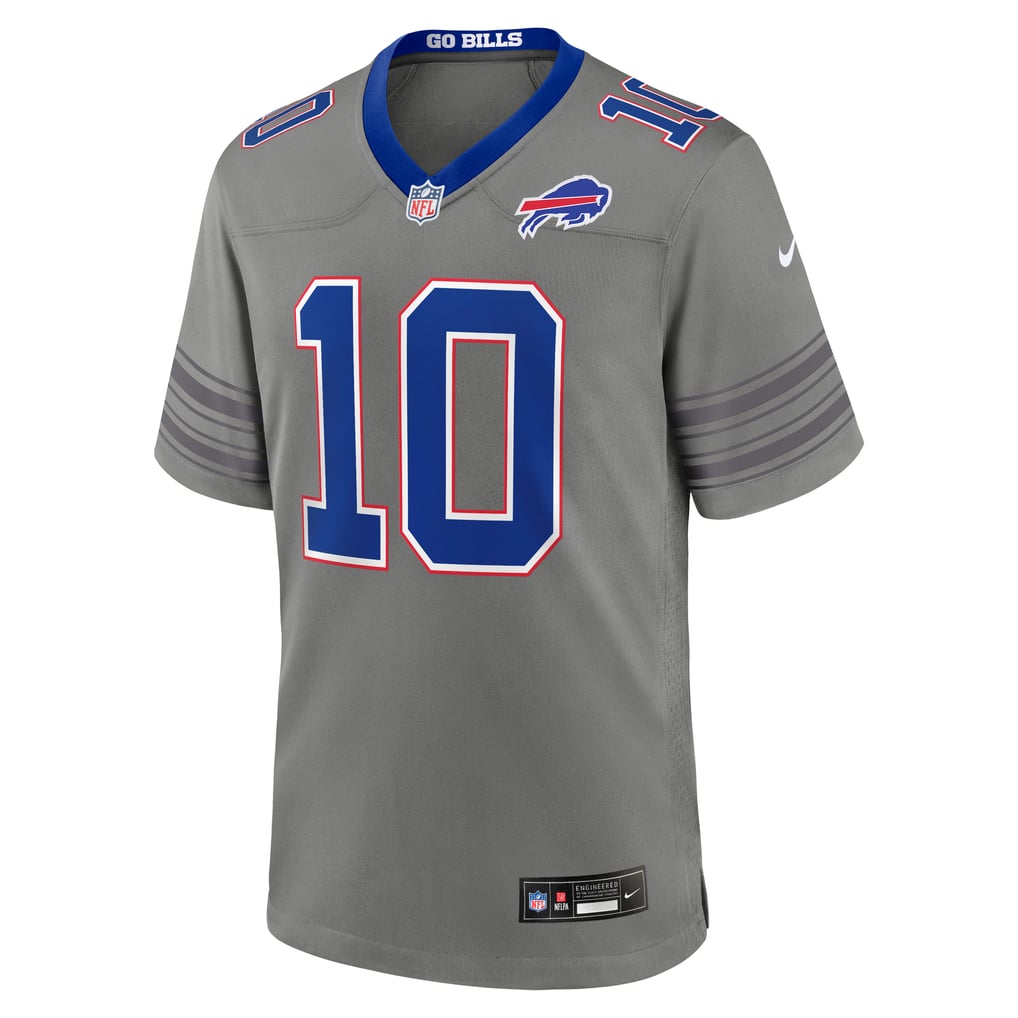 Men's Buffalo Bills Khalil Shakir Gray Nickel City Game Jersey