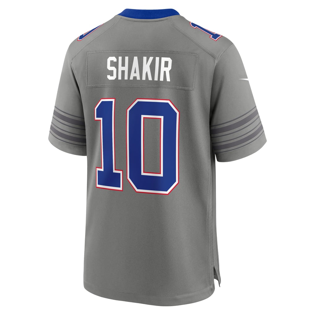 Men's Buffalo Bills Khalil Shakir Gray Nickel City Game Jersey