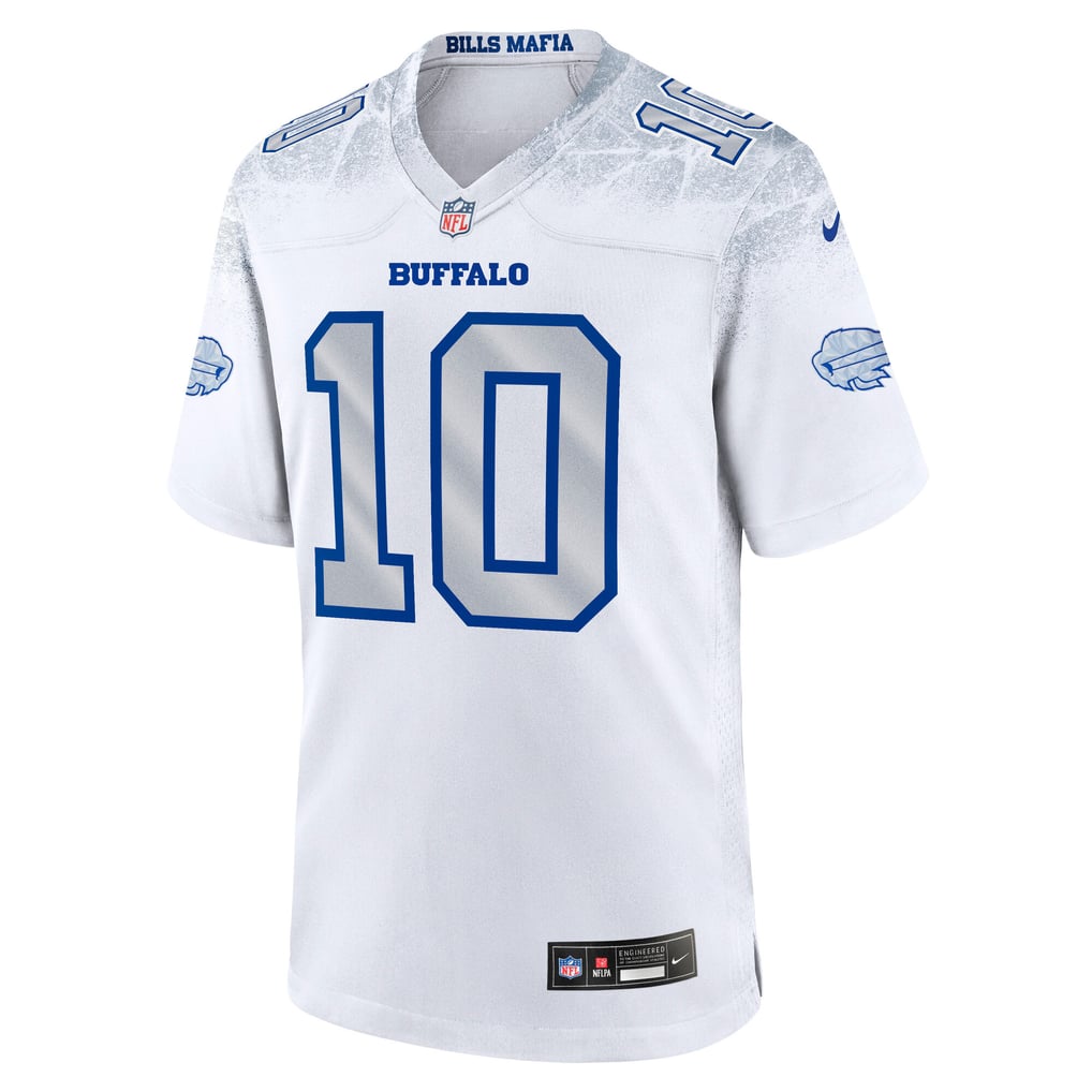 Men's Buffalo Bills Khalil Shakir White Rivalries Collection Game Jersey