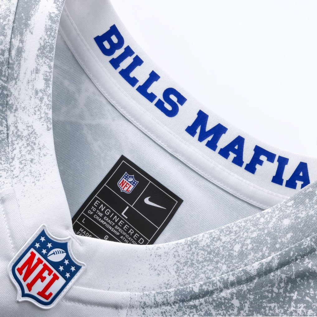 Men's Buffalo Bills Khalil Shakir White Rivalries Collection Game Jersey