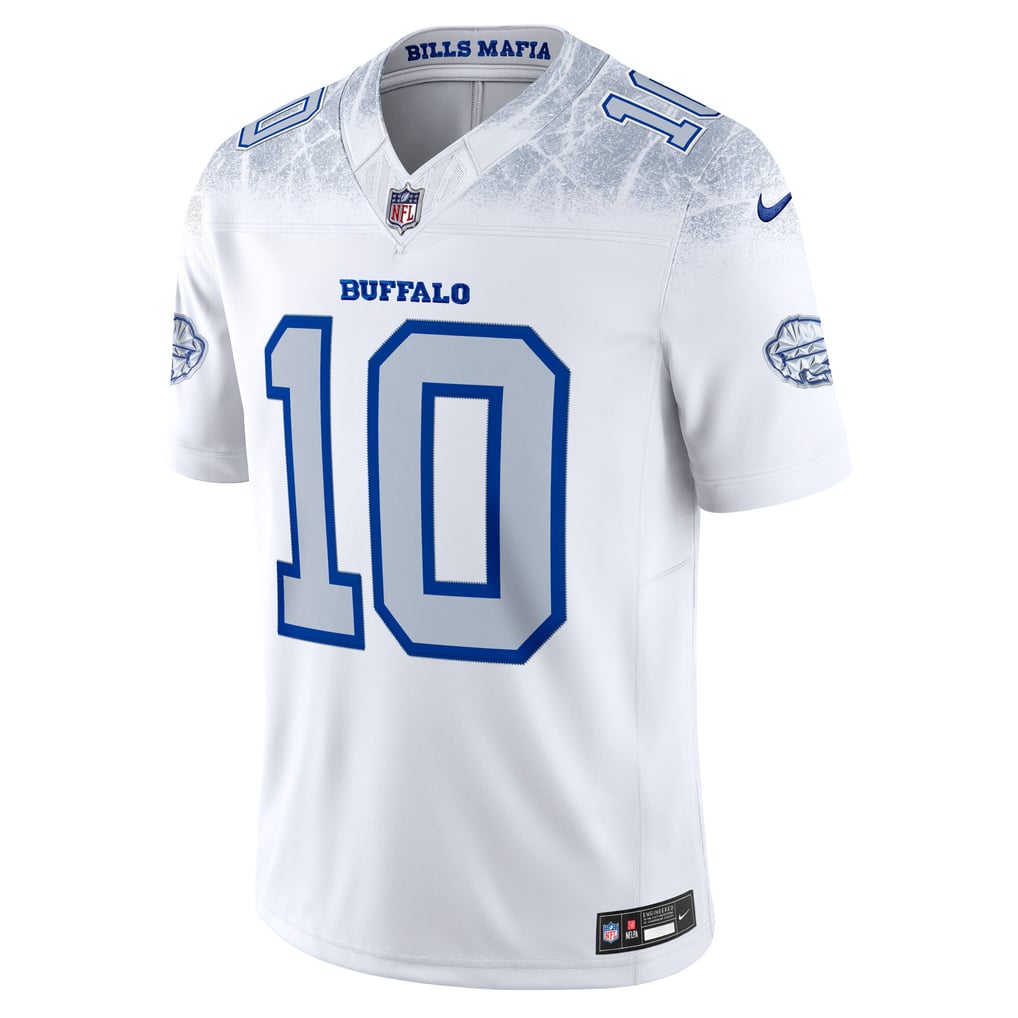 Men's Buffalo Bills Khalil Shakir White Rivalries Collection Stitched Limited Jersey