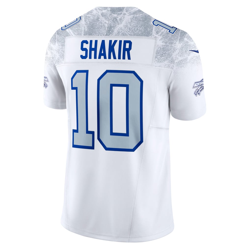 Men's Buffalo Bills Khalil Shakir White Rivalries Collection Stitched Limited Jersey
