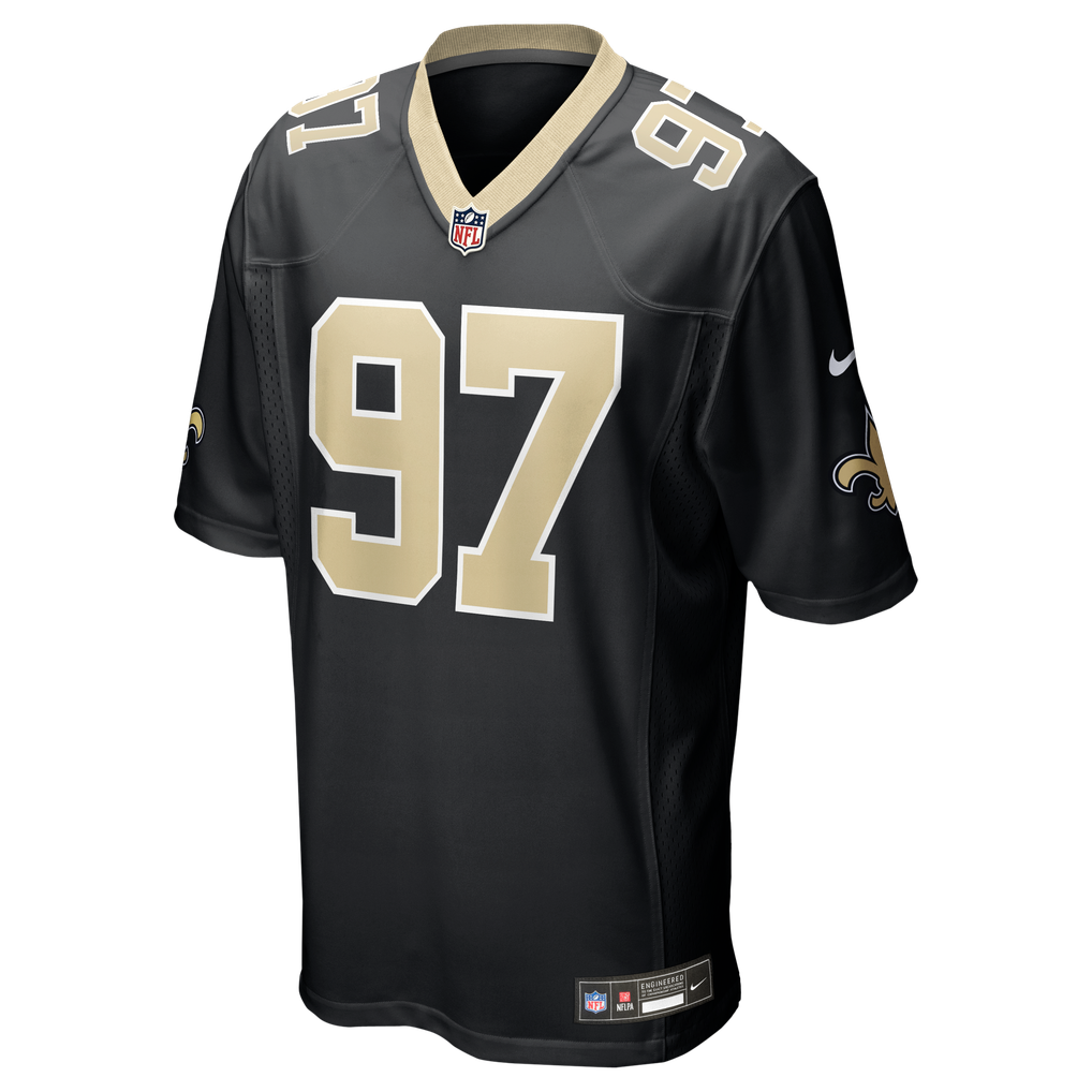 Men's New Orleans Saints Khristian Boyd Black Game Jersey