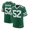 Men's New York Jets Kingsley Enagbare Legacy Green Team Game Jersey