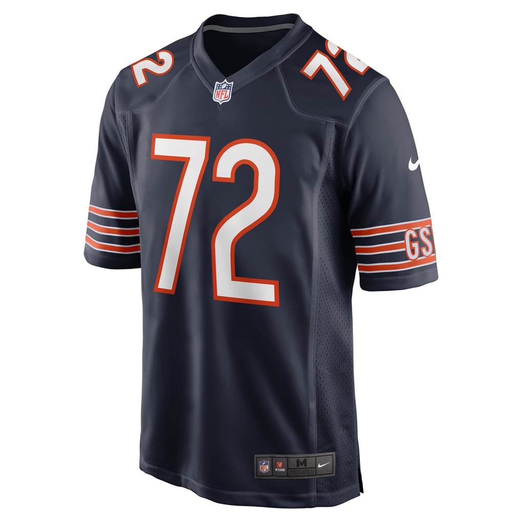 Men's Chicago Bears Kiran Amegadjie Navy Game Jersey