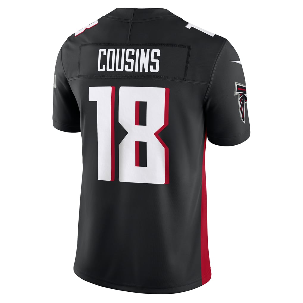Men's Atlanta Falcons Kirk Cousins Black Vapor F.U.S.E. Limited Jersey