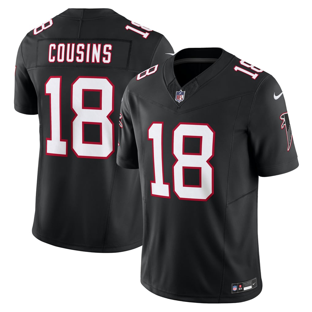 Men's Atlanta Falcons Kirk Cousins Black Vapor F.U.S.E. Limited Jersey
