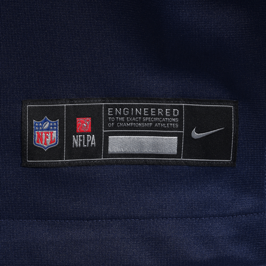 Men's New England Patriots K.J. Britt Navy Team Game Jersey