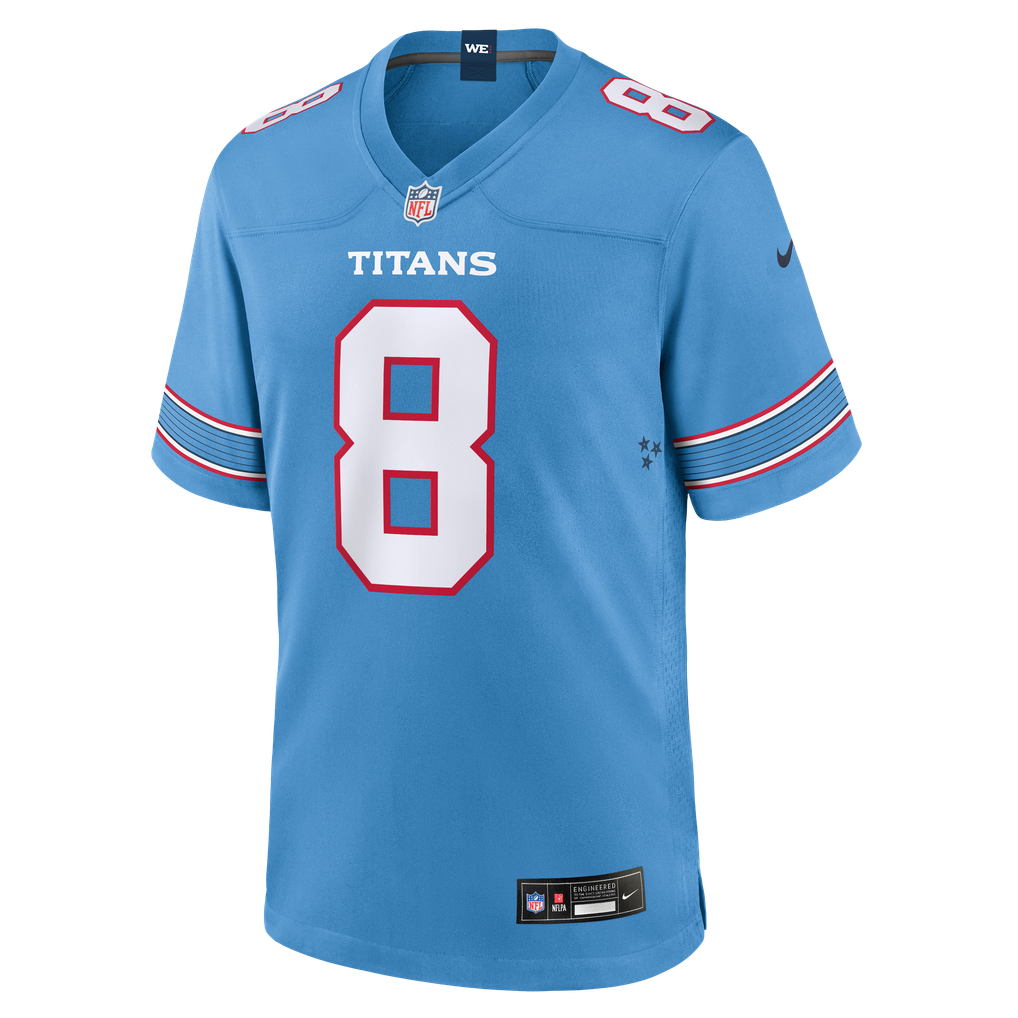Men's Tennessee Titans K.J. Osborn Light Blue Team Game Jersey