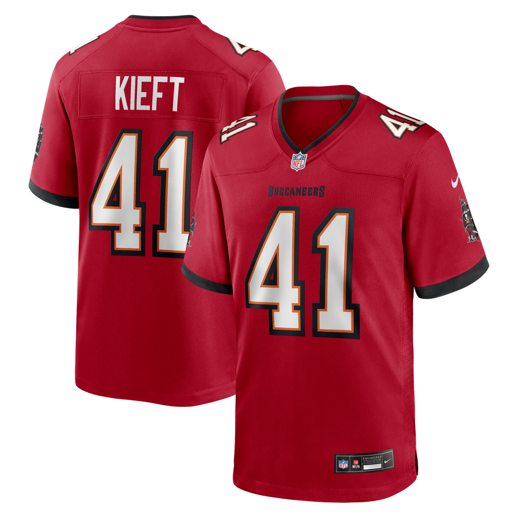 Men's Tampa Bay Buccaneers Ko Kieft Red Game Player Jersey